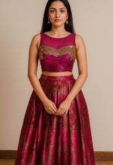 Indowestern Skirt Set